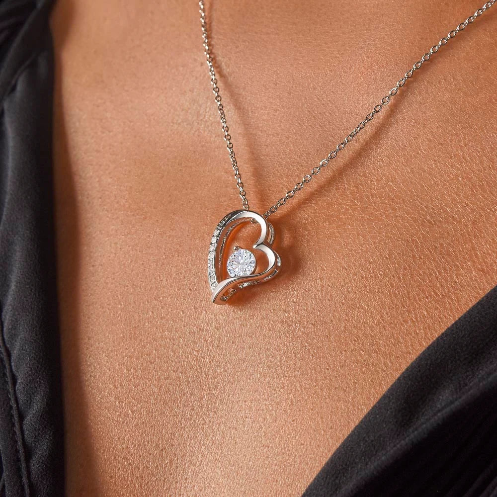 To Beautiful Wife Forever Love Necklace