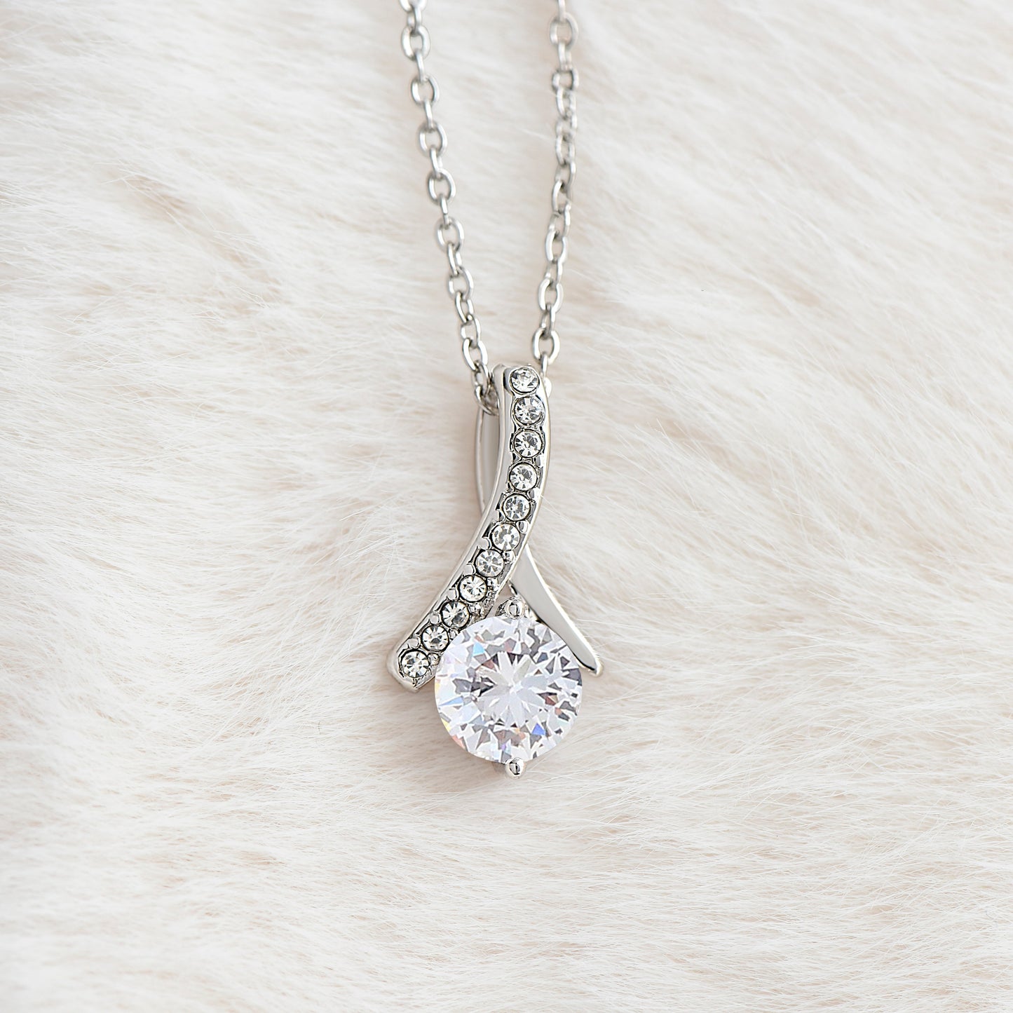To My Beautiful Soulmate I Love You Always & Forever - Alluring Beauty Necklace