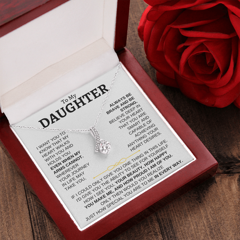To Our Daughter Alluring Beauty Necklace