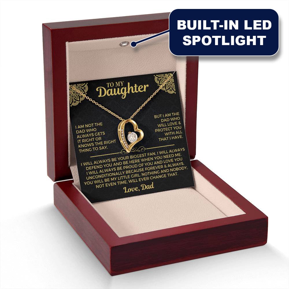 To My Daughter - Forever Love Necklace