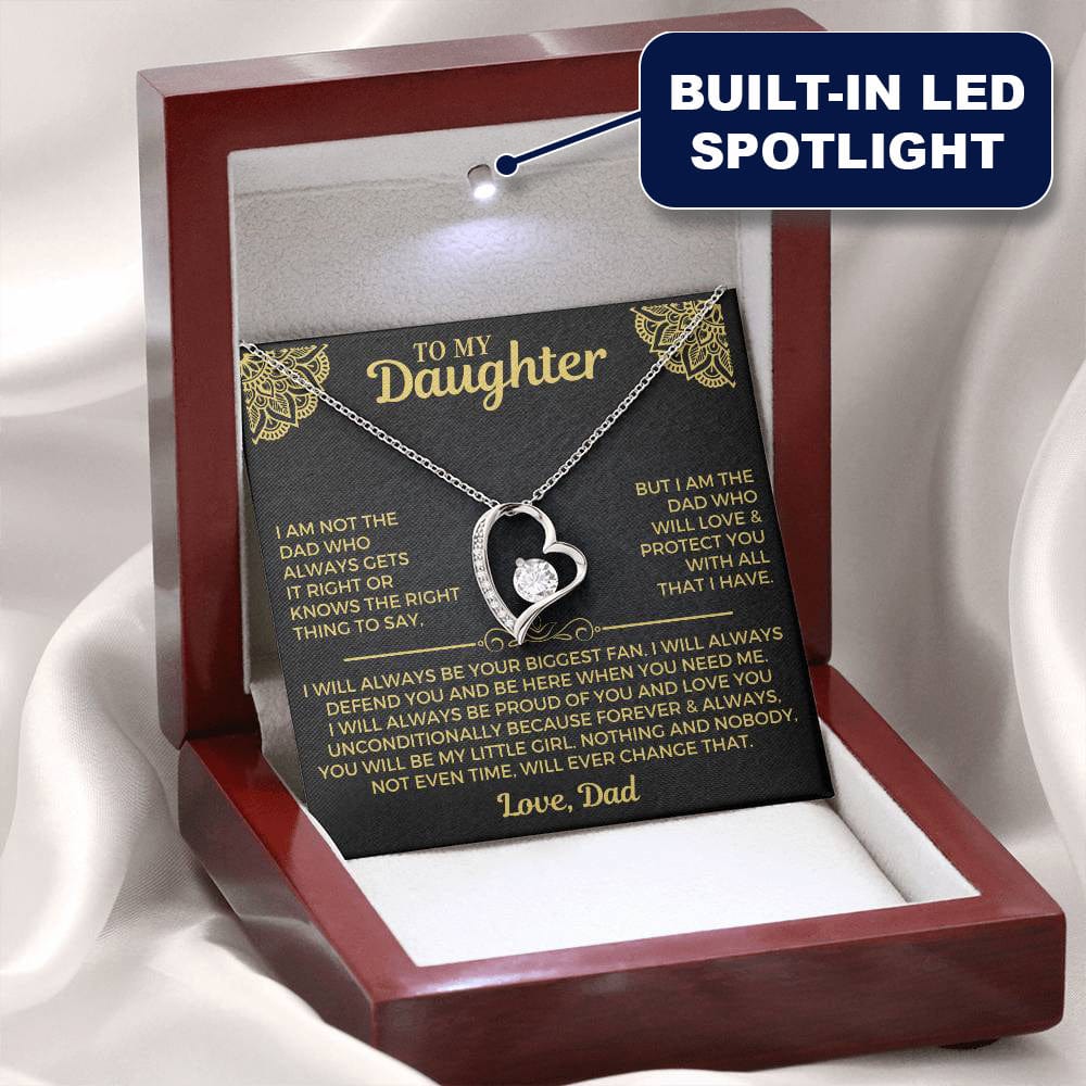 To My Daughter - Forever Love Necklace