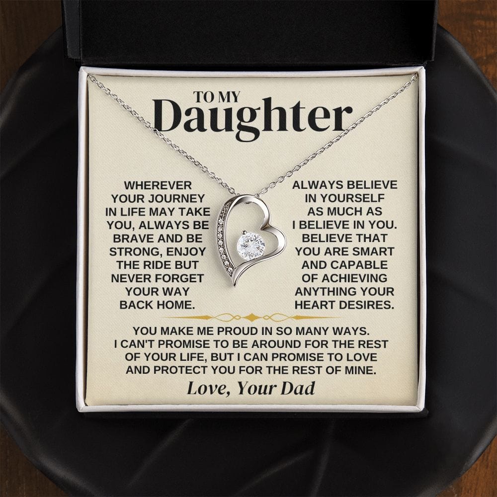 To My Daughter - Forever Love Necklace 2