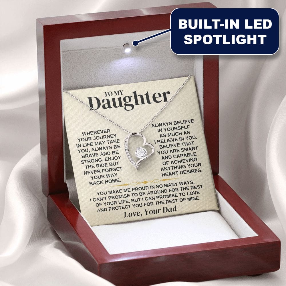 To My Daughter - Forever Love Necklace 2