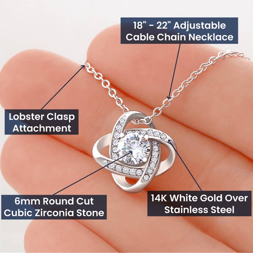 I'm Sorry Love Knot Necklace