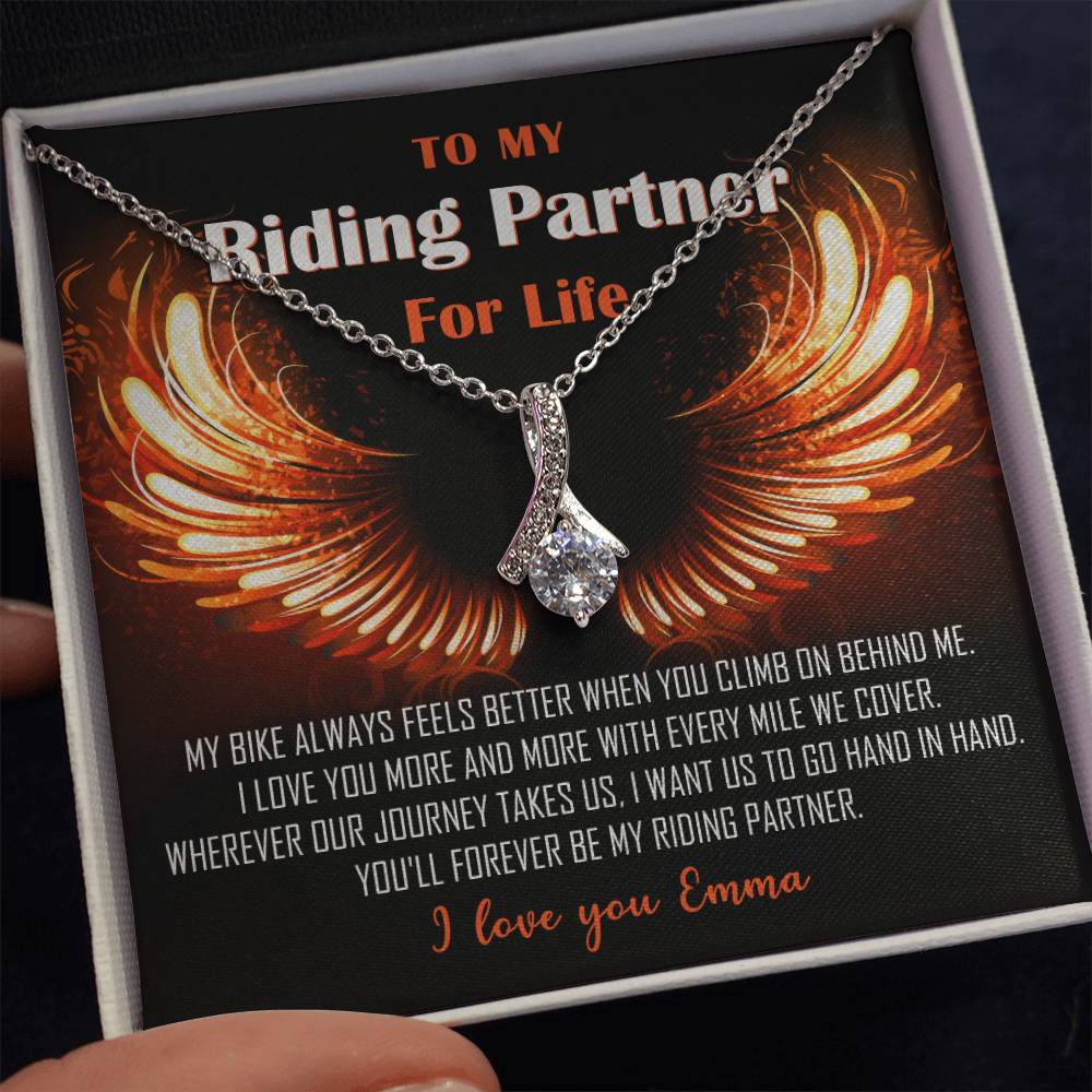 My Riding Partner for Life Alluring Beauty Necklace
