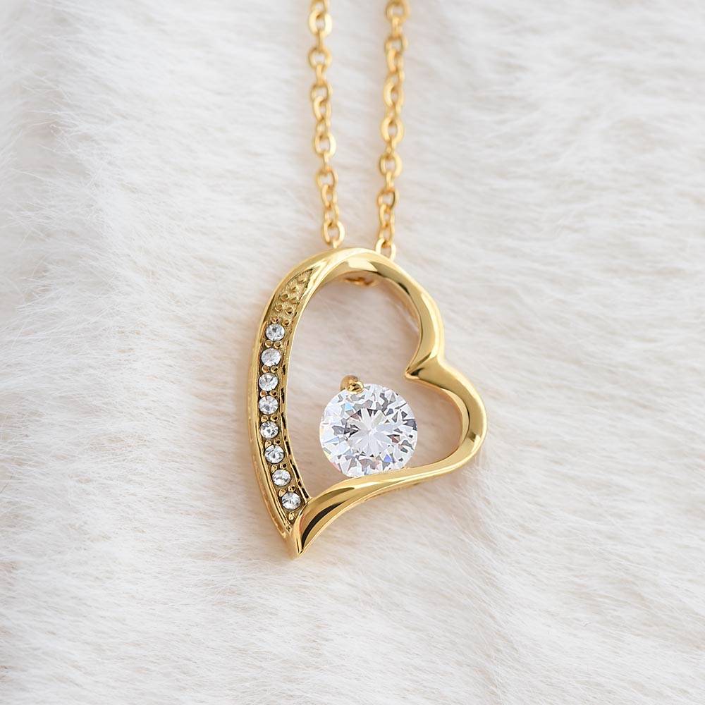 To My Beautiful Wife - Forever Love Necklace 3