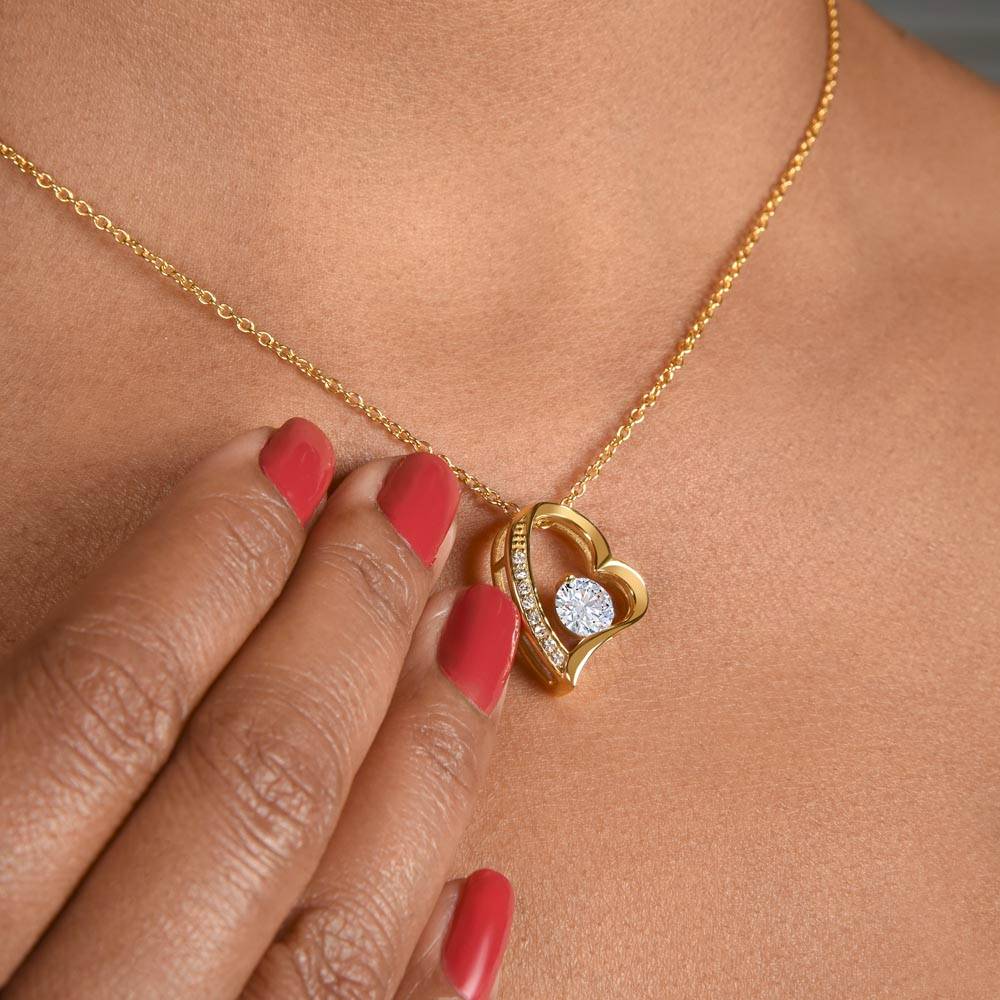 To My Beautiful Wife - Forever Love Necklace 3