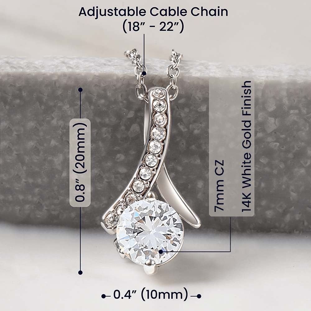 To Our Daughter Alluring Beauty Necklace
