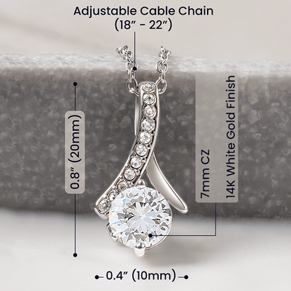 To Our Daughter Alluring Beauty Necklace