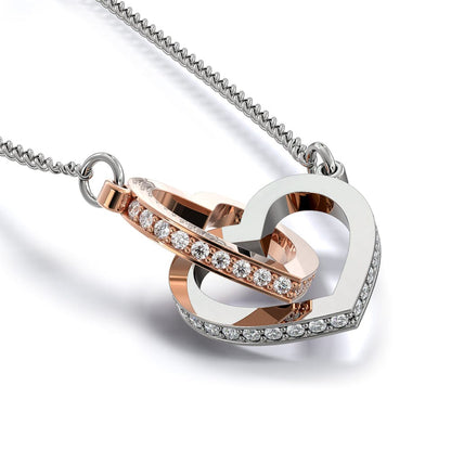 To My Beautiful Daughter-in-law - Intertwined Hearts Keepsake Necklace