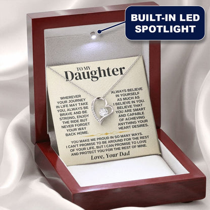 To My Daughter - Forever Love Necklace 2