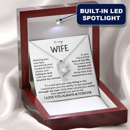 To My Wife - Forever Love Necklace