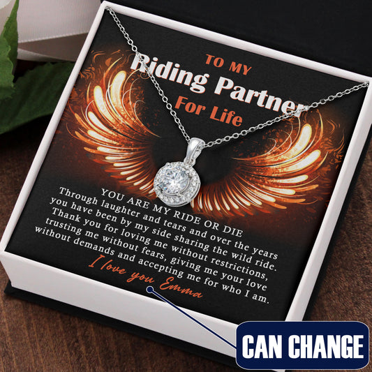 To My Ride Or Die Eternal Hope Necklace