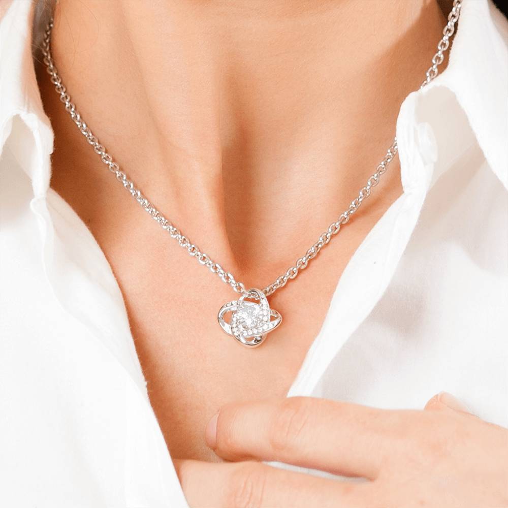 I'm Sorry Love Knot Necklace