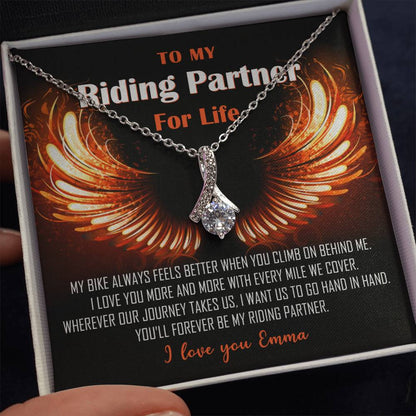 My Riding Partner for Life Alluring Beauty Necklace