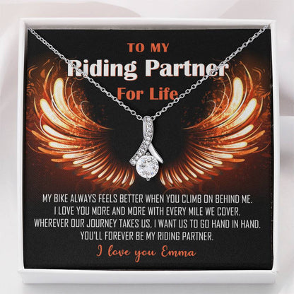My Riding Partner for Life Alluring Beauty Necklace