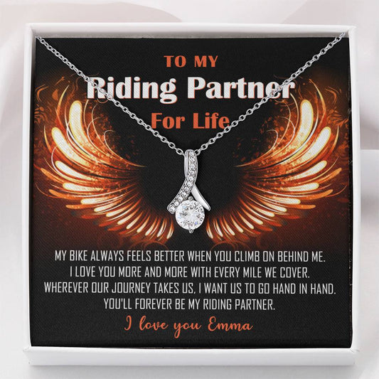 My Riding Partner for Life Alluring Beauty Necklace